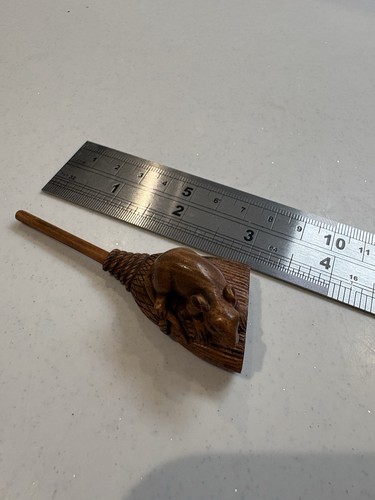 Vintage japanese carved wooden - carved,