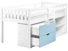 Mid Sleeper Bed Wood SUSVILLE