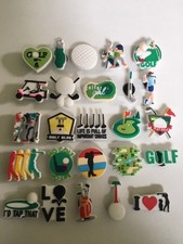 Golf Charms Fits Crocs SET OF 25 Shoe Clog Charms