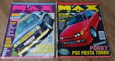 2 VINTAGE 1990S MAX POWER MAGAZINES NOVEMBER/DECEMBER 1993 CUSTOM CARS