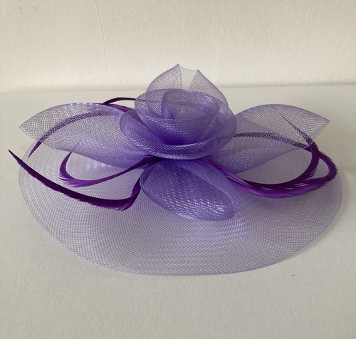 Lilac purple net feather - lilac, &