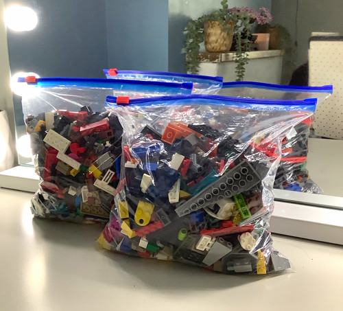 Lego 1kg bag - bag, roughly
