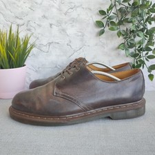 Dr. Martens Men's Gaucho 1461 3-Eye Oxford Shoes. UK Size 11. Brown 