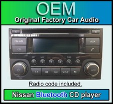 Nissan radio CD player car stereo with Code Bluetooth 28185BH30A AGC-0070RF