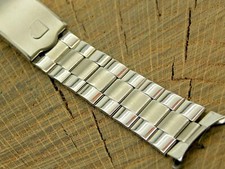 NOS Vintage Pulsar Unused Stainless Steel Deployment Watch Band 18mm Bracelet