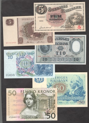 Sweden banknotes choose - sweden., banknotes,