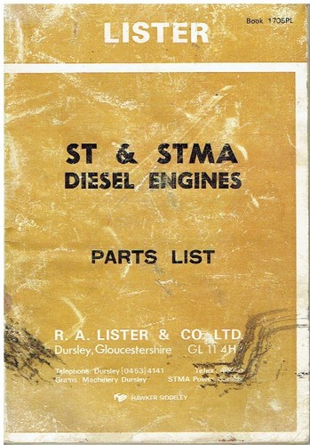 Lister stma diesel - &, engine