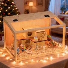 Large Wooden Hamster Cage Rat