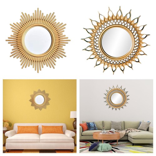 Gold retro hanging sun - gold,