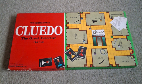 Cluedo board game vintage 1965 - cluedo,