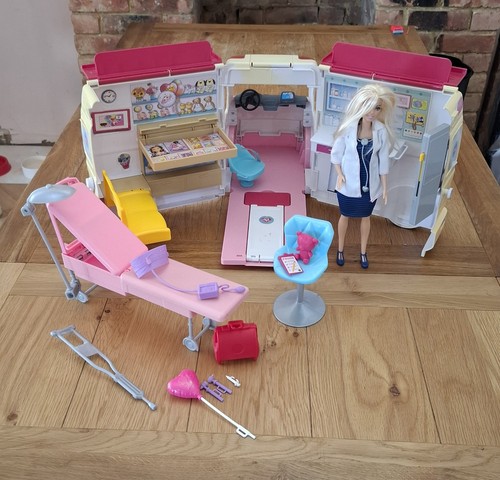 Barbie ambulance care clinic - barbie, &