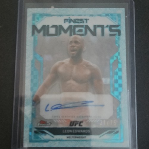 Topps finest ufc - ufc, edwards