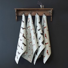 Dog Tea Towel By Sweet William