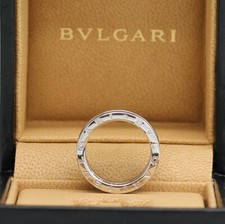 Bulgari B - Zero 1 Ring - 3 Band in 18KT White Gold - Size 52 with Bulgari Box