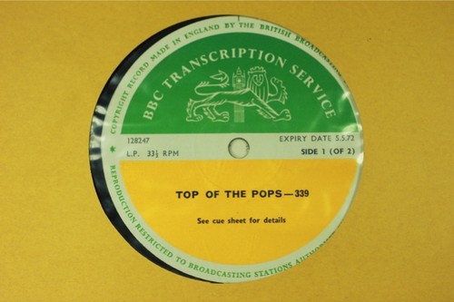 Bbc 339 transcription disc top - bbc,