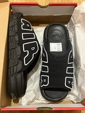 Unisex Nike Air More Uptempo Slide - Black/White/Clear - UK 8 