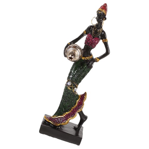 Crafts figurine resin african - crafts,