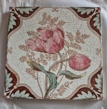 Antique tile reclaimed print