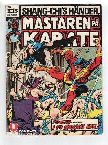 1975 marvel master kung - kung, fu