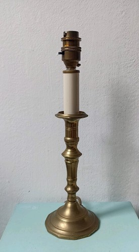 Brass candle holder - brass,