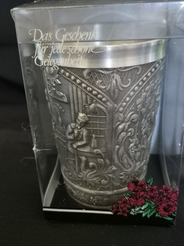 Zinn pewter beaker - new, in