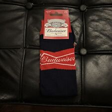 BUDWEISER socks. One size.official Bud item. New.
