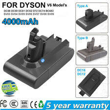Battery For Dyson V6 DC58 DC61 DC62 74 SV03 DC12 DC16 DC44 DC34 DC35 Type A / B