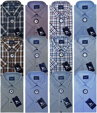 Mens Checked Shirts Short