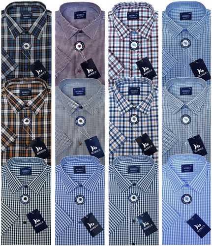 Mens checked shirts short - mens,