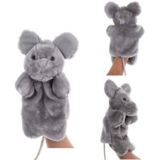 Mouse Hand Glove Puppet Soft Plush Puppets Kid Childrens Toy Funny Home Decor UK