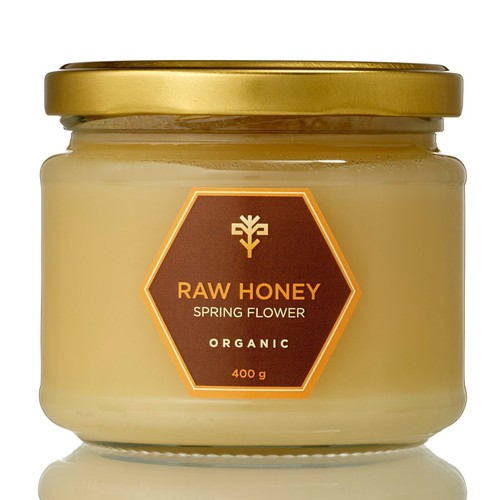 Organic spring flower honey - organic,