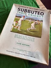 Subbuteo Table Cricket  Club