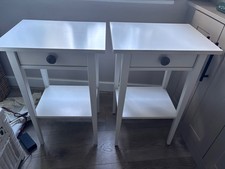 Hemnes bedside table white a pair, IKEA 