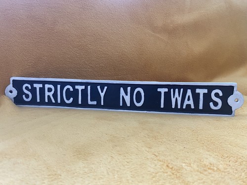 Strictly twats profanity - no,