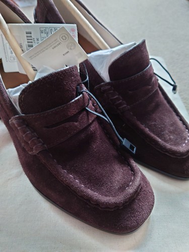 Zara chocolate brown - brown, suede