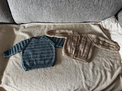 Hand knitted baby - knitted, &