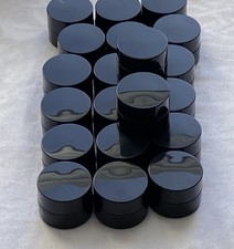 Lot 20 Small brown Glass Jars