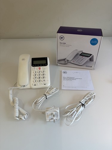 Decor 2600 corded phone - bt,