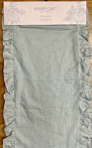 Shabby chic green ruffle - chic, edge
