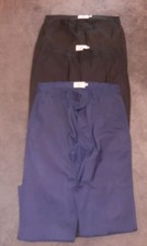 3 Pairs Of Mens Woodworm Golf Trousers 36waist 29leg. 2 Black, 1 Blue.