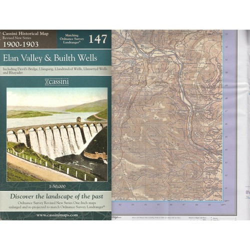 Old welsh map - welsh, &