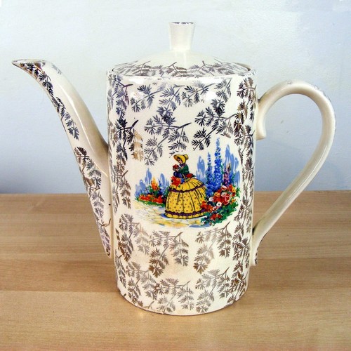 Vintage sadler coffee pot - vintage, with