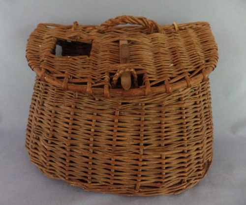Vintage wicker fishing - vintage, creel