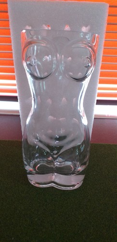 Body shaped pint glass female - glass,