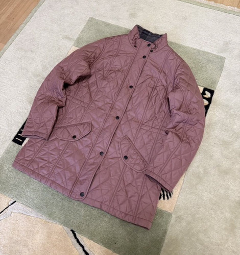 Women pink quilted jacket - pink,