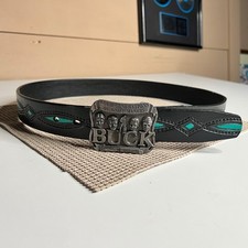 VTG Buck Knives Leather Belt