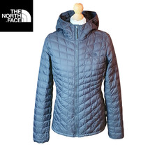 The North Face Thermoball Women's Lightweight Puffer Jacket Sz M Packable Hooded