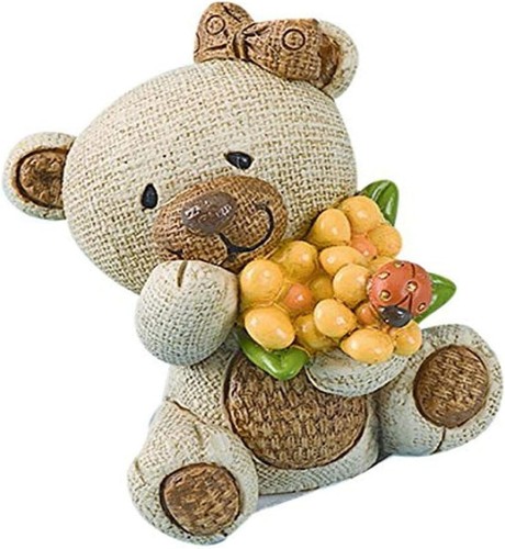 Teddy bear cake topper - topper, ceramic