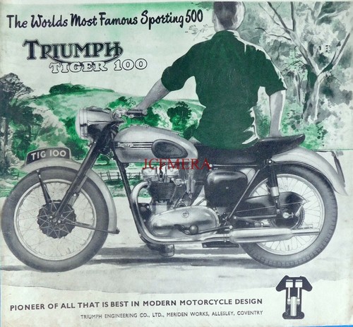 Triumph motor cycles tiger - triumph,