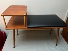Early Mid-Century Telephone, Hall Table, Seat
